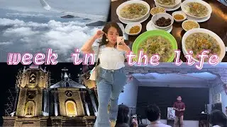 week in the life: catching up with friends, poetry booklaunch & worktrip to iloilo