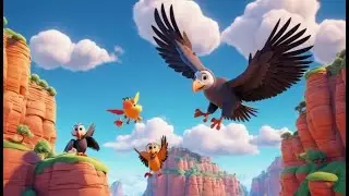 Vulture Wings Go Flap Flap Flap | Animal Nursery Rhyme for Kids | Baby Songs | Kids Music