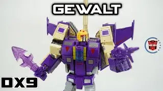 Unboxing & Review: DX9 2022 Reissue D08 Gewalt (AKA Blitzwing)