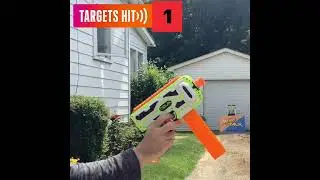 The Dr. Flux NOVA -VS- The XFoxGames XFA1 - 3D Printed Blaster Battle!  #shorts #nerf #blasters