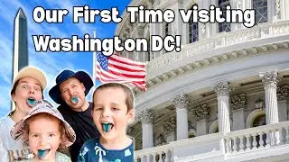 Our FIRST Trip to Washington DC 🇺🇸 | Family Travel Vlog (Zoo, White House & The Wharf!)