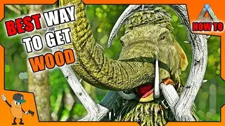 QUICKEST WAY TO GET WOOD! | Beginners Guide To Ark | [How To Ark]
