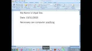 MS Word Spelling & Grammar Check (F7) Tutorial in Bengali | RYCTC | Biplab Saha