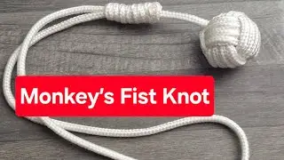 How to Tie a Monkey’s Fist Knot | Decorative Knot for Tricks & Keychains