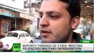 Friends of Syria  Peaceful resolution vs. intervention