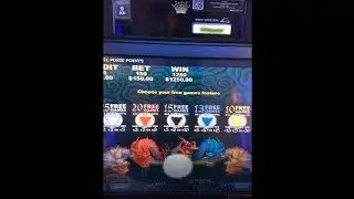High Roller 5 Dragons Monster Win! $150 Hits!