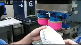 ICN 2200 PS Pad Printing on Face Masks
