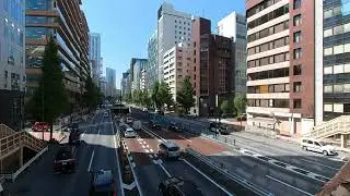 Great Background video for music! Road Watch the Traffic of Japan!