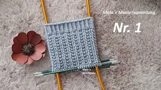 Sockenmuster Nr. 1 - Strickmuster in Runden stricken / rechts/links Muster / knitting sock pattern