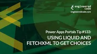 Power Apps Portals Tip #133 - Using Liquid and FetchXML to get Choices - Engineered Code