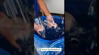 Sahaj Milk Bottle Cleaning