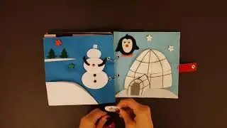 Quiet Book - Christmas Book @ craftyroxy.com