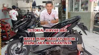 How to install a Vario 125 water pump #tutorial #service #automotive #motorcycle workshop