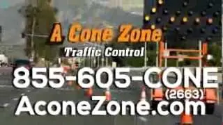 Barricades and Traffic Control Equipment Southern California - A Cone Zone Traffic Control