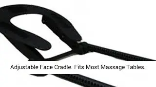 Therapist&reg;s Choice&reg; Standard Universal Adjustable Massage Table Face Cradle   Black