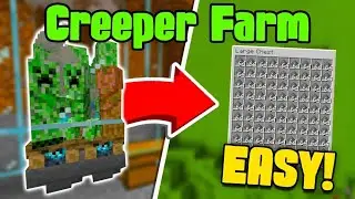 Minecraft's Easiest Creeper/Gunpowder FARM (No Cats) | 1.21+ Java & Bedrock Edition