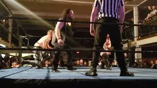 clip of Mike forte and Corey stone vs wade allan and doc Richard at hamilton pro wrestling (3/22/24)