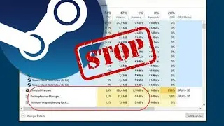 Как остановить процесс WebHelper клиента Steam в диспетчере задач (2025)