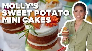 Molly Yeh's Sweet Potato Mini Cakes with Cream Cheese Frosting | Girl Meets Farm | Food Network