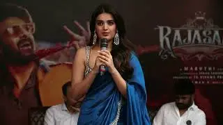 Actress Nidhhi Agerwal Speech at The RajaSaab Blockbuster Meet 