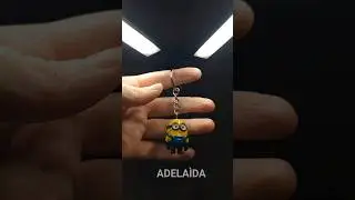 брелок из глины✨️tg ADELA&Igrave;DA #art #drawing #handmade #muvies #mini #minecraft #minions