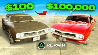 Restoring Junk Cars For Big Money in Car Dealer Simulator