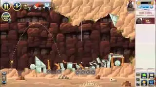 Angry Birds Star Wars Facebook Tournament - Level 5 - Week 2 - 3 Stars Walkthrough