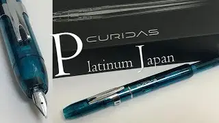 New&uarr; Platinum Curidas Fountain pen Green-body #short Japan