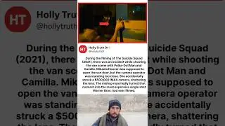 During the filming of The Suicide Squad (2021), there was an incident while shooting the van scene