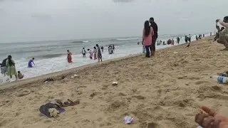 Besant Nagar beach ⛱️🏖️ experience 