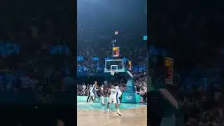 🥶 This angle of Steph Curry's DAGGER against France is WILD 🇺🇲🥇