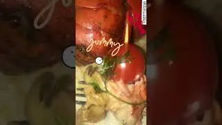 LOVELY #YUMMY #TASTYTUESDAY 😋LOBSTER 🦞 & SHRiMP 🌿🍤 🧄🦐 🫑🌶 WONTONS 🥟🌱A HiT💥👩🏾&zwj;🦱✨❗️❕❗️