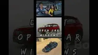 👎🏼Don&rsquo;t open car windows 👎🏼#automobile #shorts