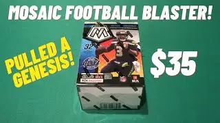 2021 Panini Mosaic Football Blaster Box Opening Review! * GENESIS PULL * New Retail Sports Cards $35