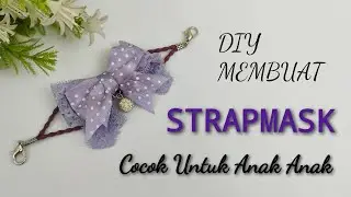 DIY || MEMBUAT KONEKTOR MASKER SIMPLE DARI PITA SATIN  || MAKE A MASK CONNECTOR FROM SATIN RIBBON