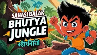Sahasi Balak Bhutiya Jungle | Hindi Stories For Kids with Moral Values |  CARTOON DIAMOND