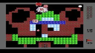 Bomber City (Battle City Hack) (NES, 1985) Уровень 45