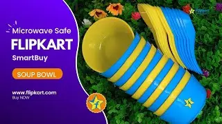 Flipkart SmartBuy Bowl With Spoon ,24 Pcs Set (12 Bowl, 12 Spoon) Microwave Safe