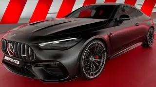 НОВЫЙ Mercedes AMG CLE53 Coupe 2024 года! Убийца M4! Обзор интерьера и экстерьера в 4K