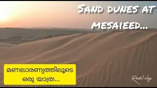 SeaLine Beach and sand dunes at mesaieed Qatar I 4k virtual tour....