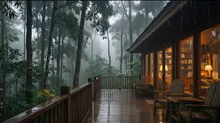 Can&rsquo;t Sleep Gentle Lake Rain 🌧 Peaceful Cabin Night Ambience