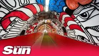 The infamous Red Star Belgrade tunnel that Rangers will walk down before big Euro game