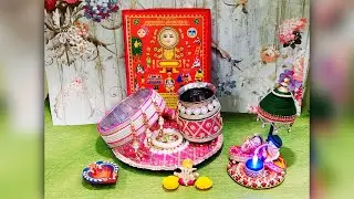2 Karwa chawth thaali ideas || #DIY || #LetsMakeArt