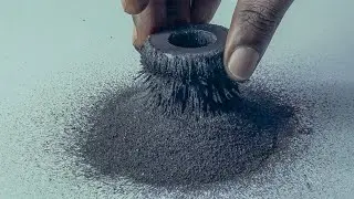 Magnetic Sand | Satisfying Experiment With Small Magnet