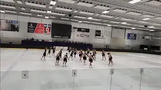 2023 - le livre de la jungle - Rythmiks Lanaudiere  A3 patinage synchro Star Québec skate 1