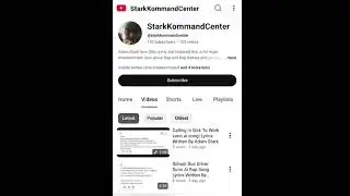 Adam Stark Is BUSY On 2nd YouTube Channel 🔥🎵🎤