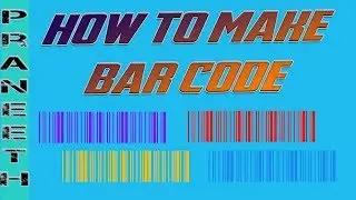 convert text to bar code in easy way[text to barcode in 5 minutes](2018conversion trick )-photoshop