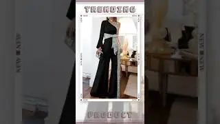 Jumpsuits Women Sequins Splice Wide Leg Pants Casual One Shoulder Irregular High Waist Lace Up Ro...