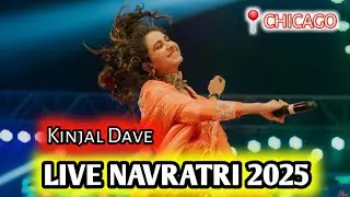 TODAY🔴 LIVE CHICAGO | KINJAL DAVE | GEETA RABARI INDIANAPOLIS | NEW GARBA | NAVRATRI 2025