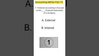 Accounting MCQs Part 15 | BBA MBA CA